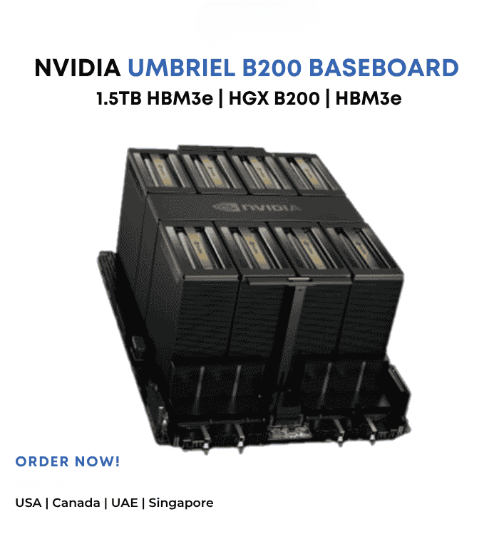 NVIDIA Umbriel B200 Baseboard 1.5TB HBM3e